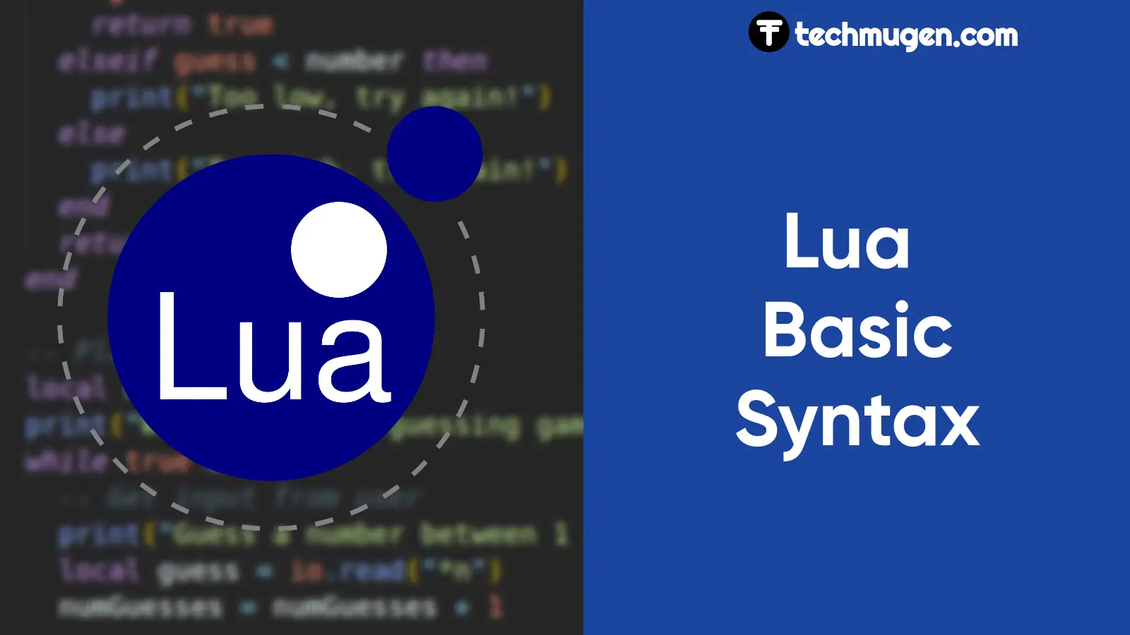 Lua Basic Syntax