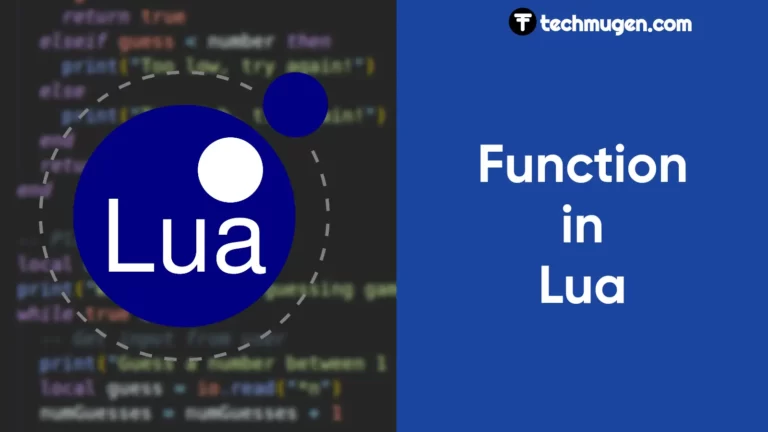 function in lua