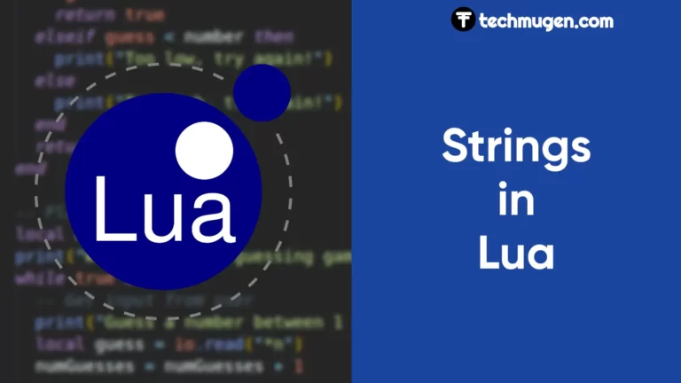 strings in lua